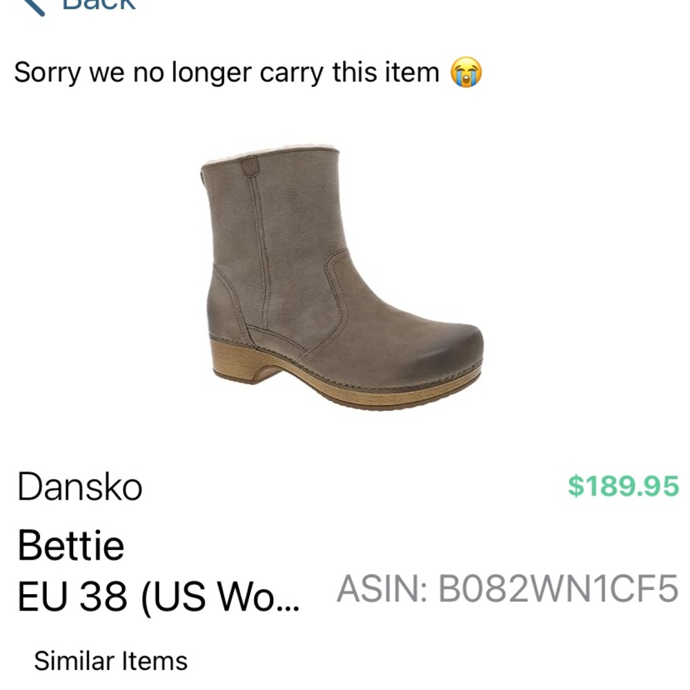 Dansko Bettie Boots